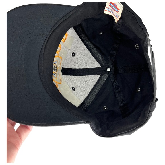 NYPD Vintage 1990s Strapback Black Hat Cap Adjustable - Picture 9 of 10
